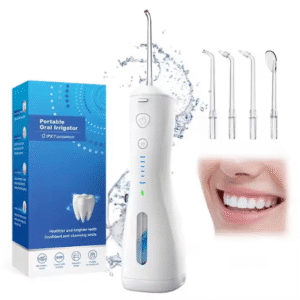 Irrigador Dental 6 Funciones  + 4 Puntas de chorro
